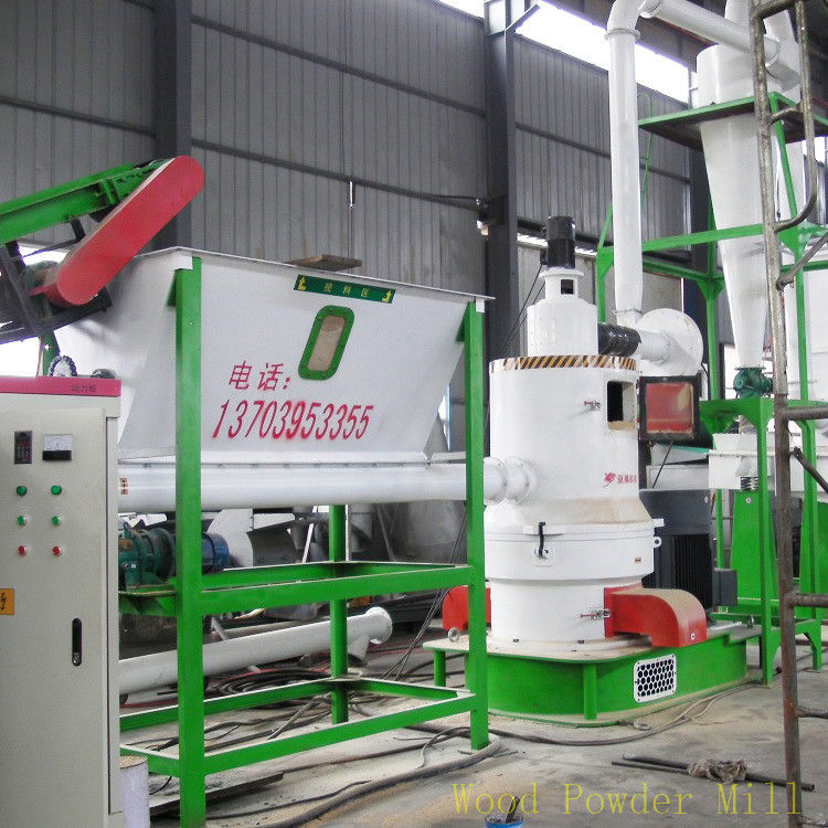 No Residue 7×2.8×4.3m 3800kg 100% Wood Powder Mill